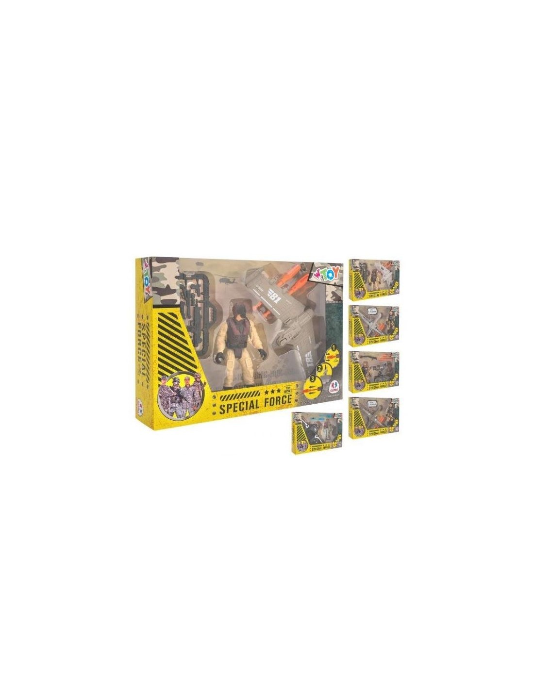 PLAYSET 40446 MILITARE MEZZI C/ACCESSORI su TreG Ingrosso