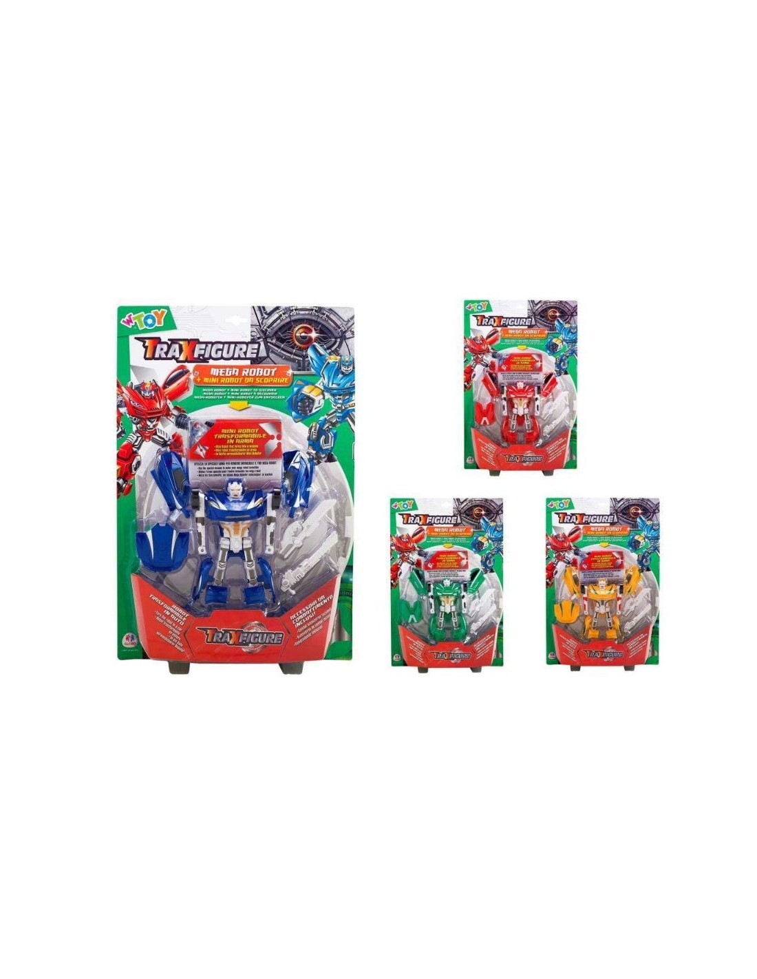 ROBOT 38213 TRASFORMABILE COLORI ASSORTITI su TreG Ingrosso