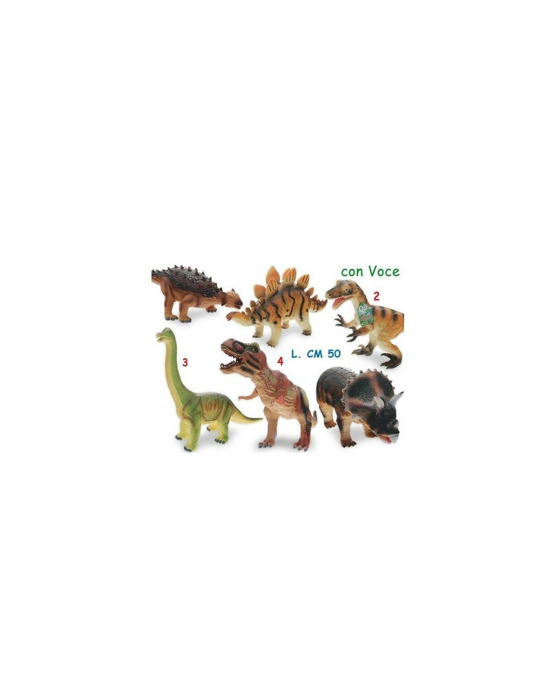 GEO NATURE 65088 DINOSAURO 50CM ASSORTITO su TreG Ingrosso