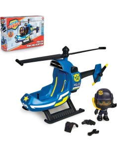 ACTION HEROES ACN08010 MINI ELICOTTERO DELLA POLIZIA su TreG Ingrosso
