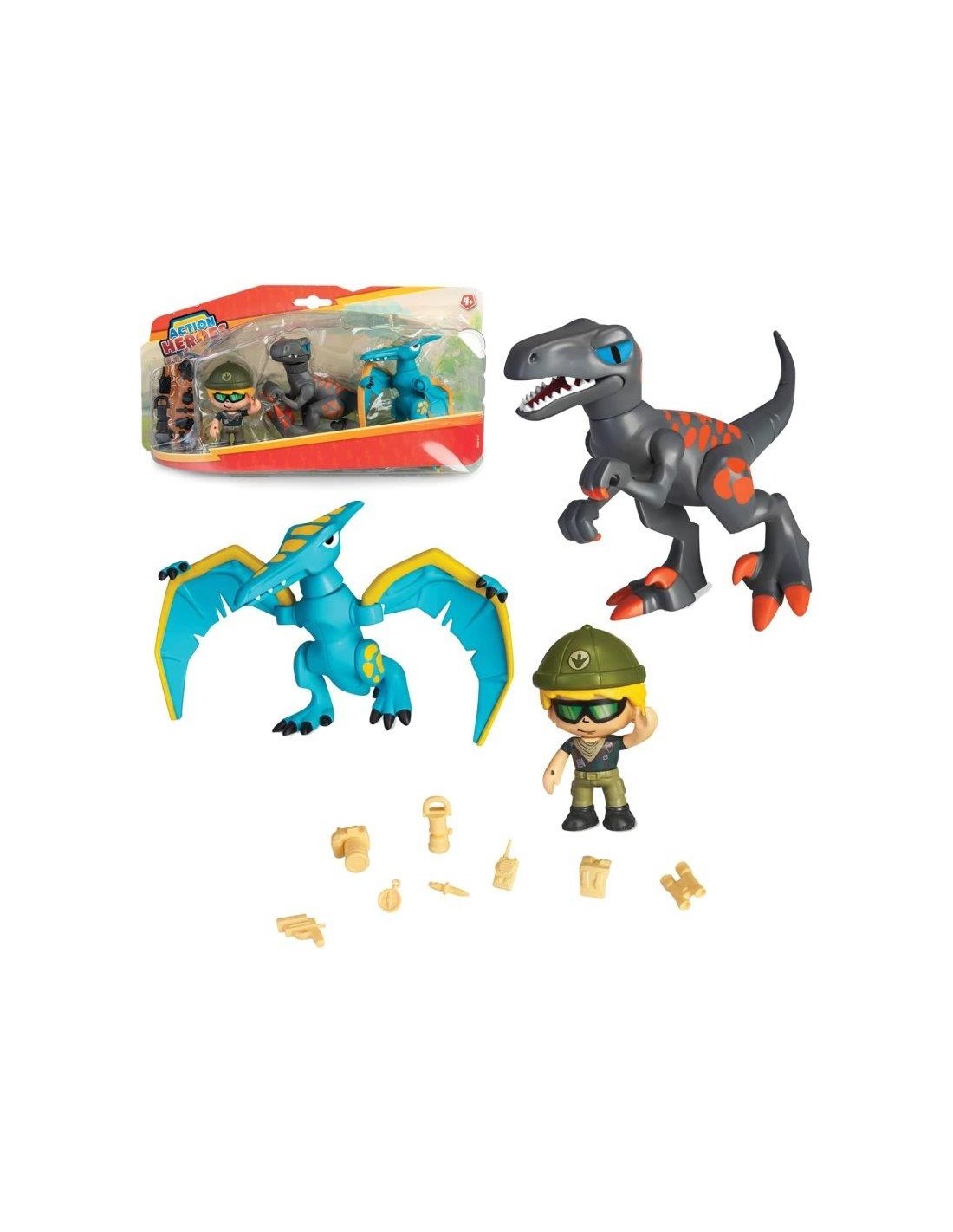 ACTION HEROES ACN00010 DINO PACK su TreG Ingrosso