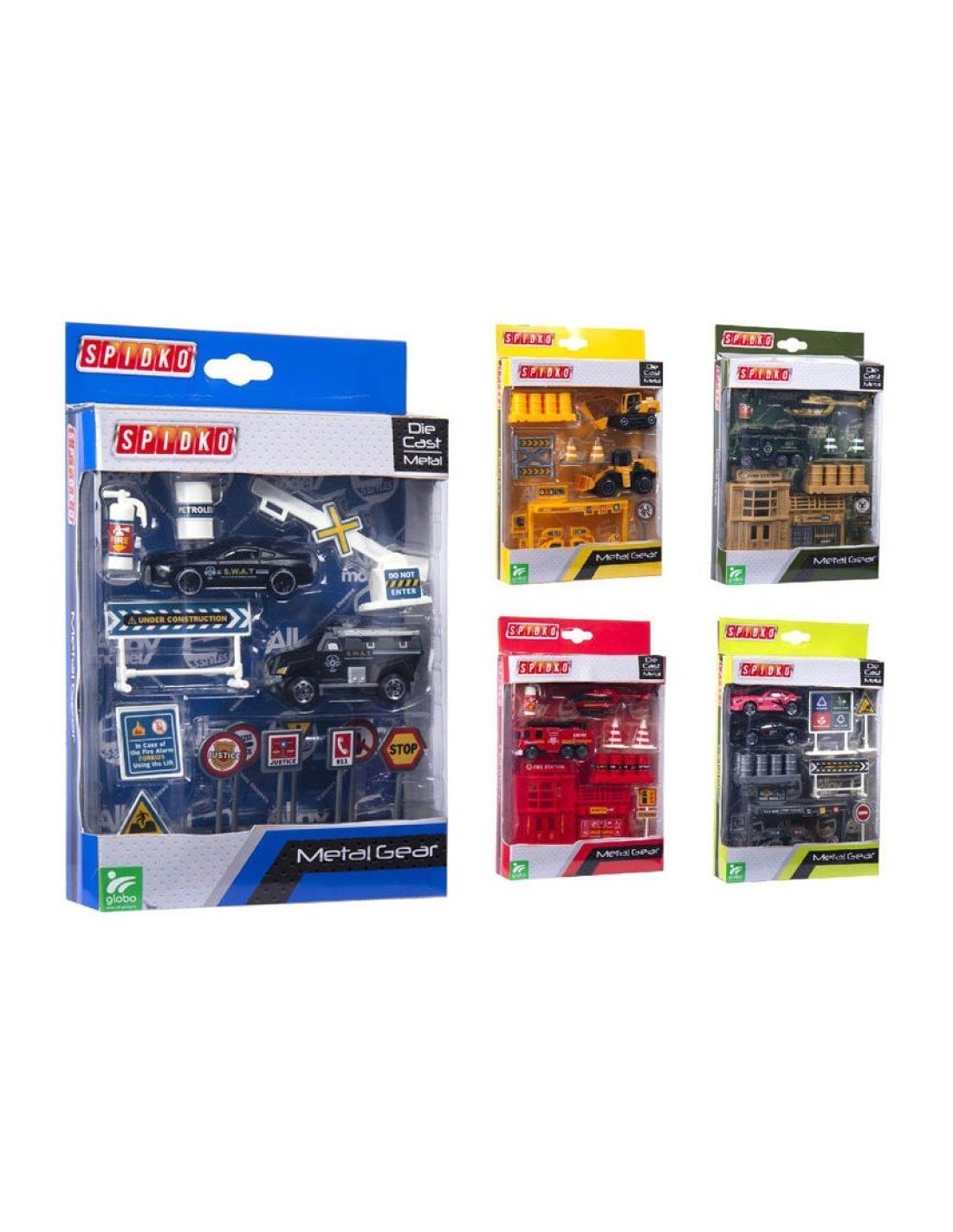 SET 2 VEICOLI 41036 DIE CAST CON ACCESSORI su TreG Ingrosso