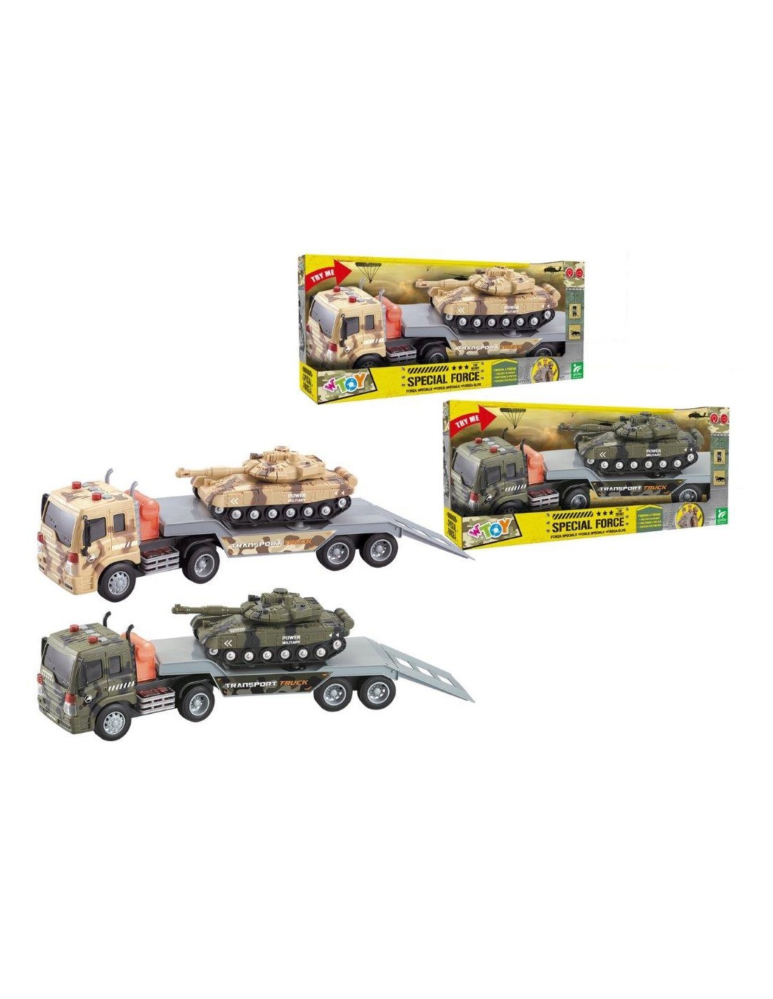 CAMION 41819 FORZE SPECIALI CON CARROARMATO su TreG Ingrosso