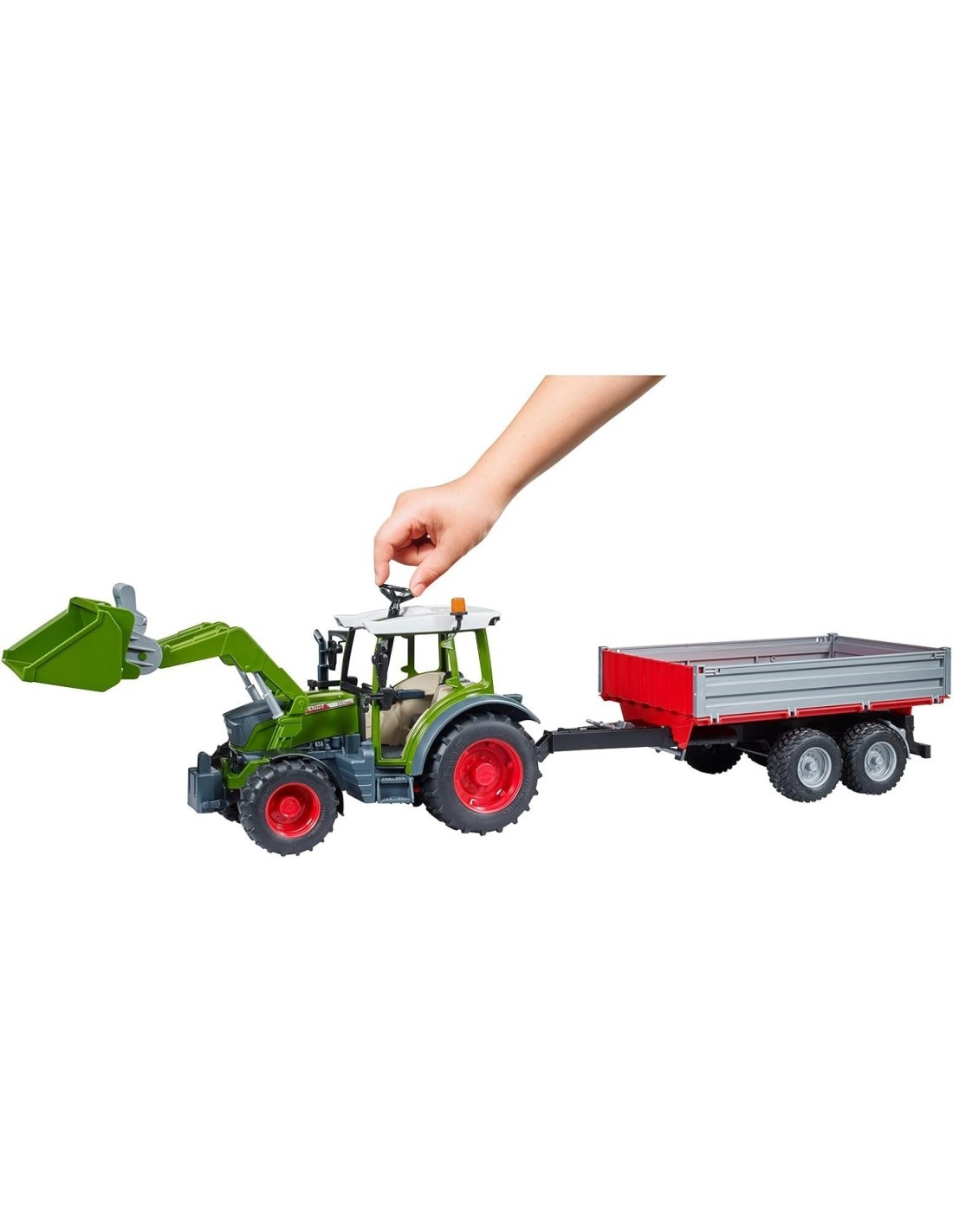 TRATTORE 02182 FENDT CON RIMORCHIO/ESCAVATORE su TreG Ingrosso