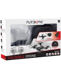 Rocco Giocattoli, Drone Pieghevole, luci LED, fotocamera regolabile, custodia portatile, utilizzo indoor e outdoor