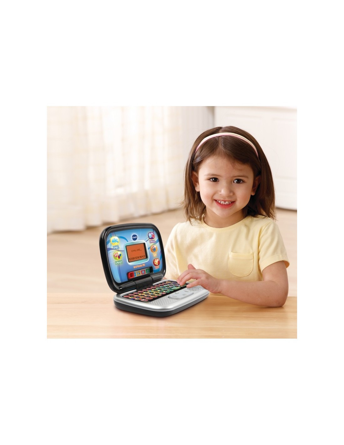 Computer Bit Smart Nero, 20 Attività Educative, Schermo Interattivo, Personalizzabile, Tastiera QWERTY