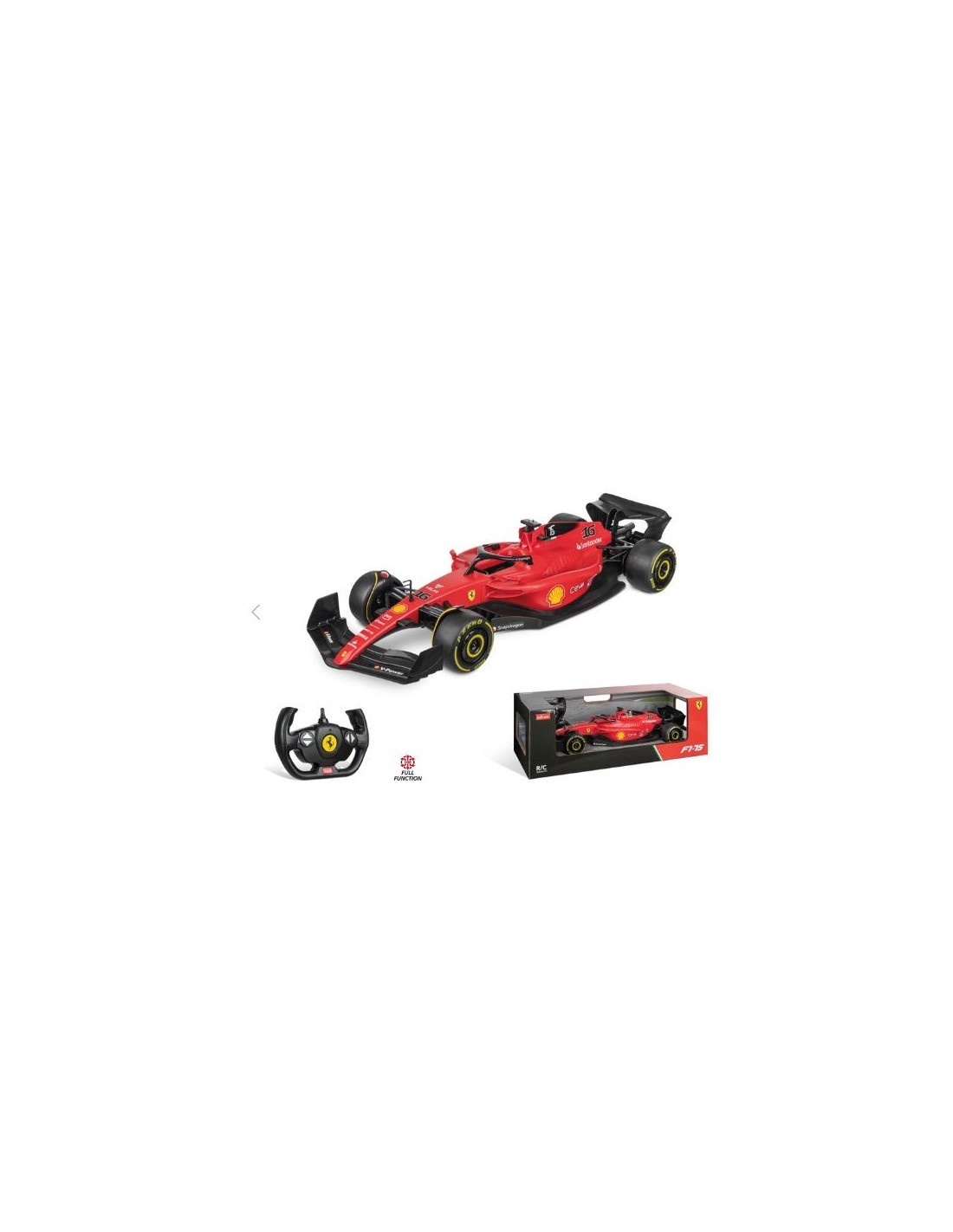 VEICOLO F1 FERRARI F1-75 RADIOCOMANDATA SCALA 1:12, GIOCO BAMBINI
