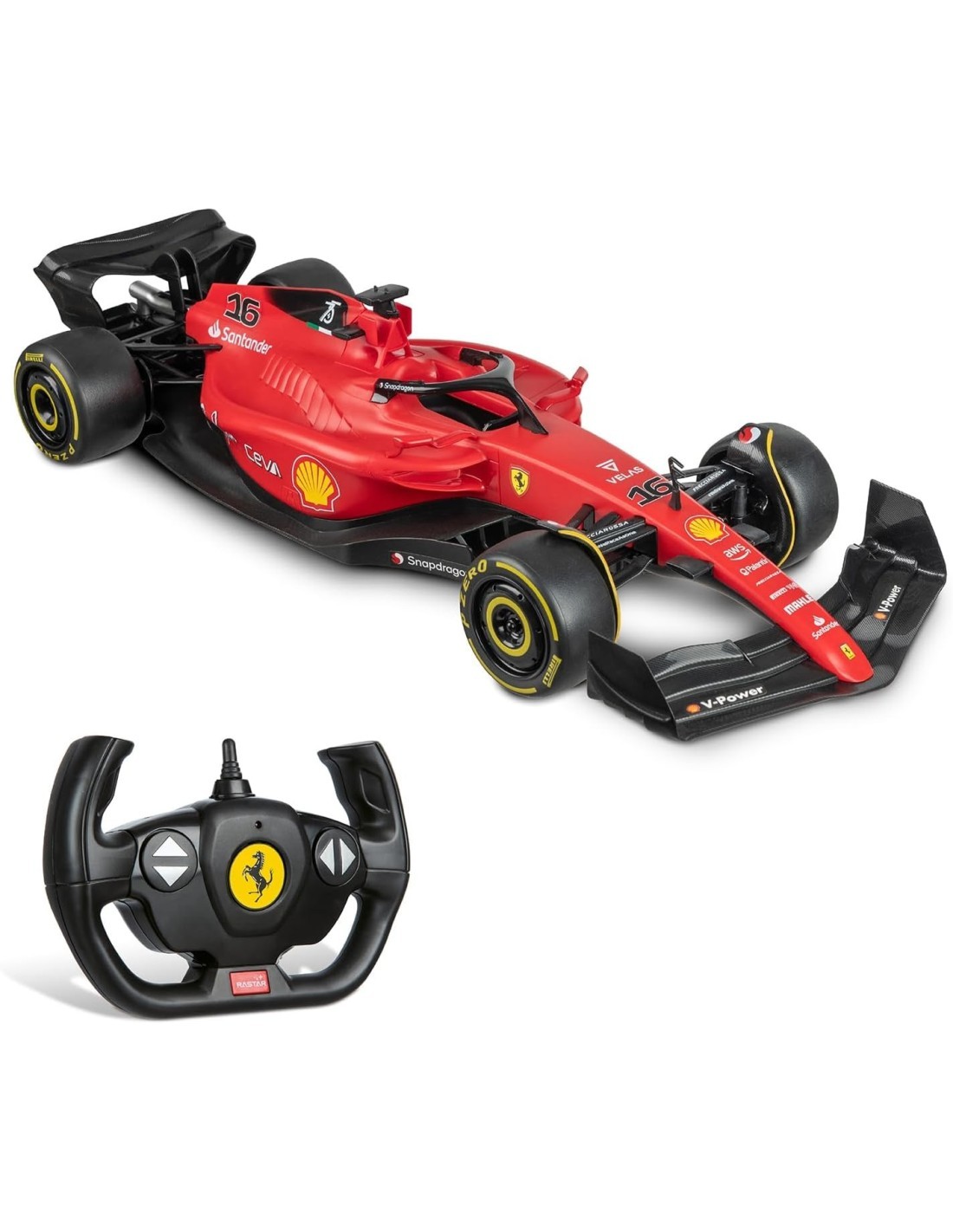 VEICOLO F1 FERRARI F1-75 RADIOCOMANDATA SCALA 1:12, GIOCO BAMBINI