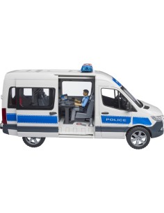 FURGONE POLIZIA 02683 SPRINTER CON PERSONAGGIO
