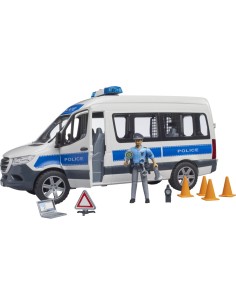 FURGONE POLIZIA 02683 SPRINTER CON PERSONAGGIO