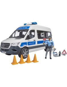 FURGONE POLIZIA 02683 SPRINTER CON PERSONAGGIO
