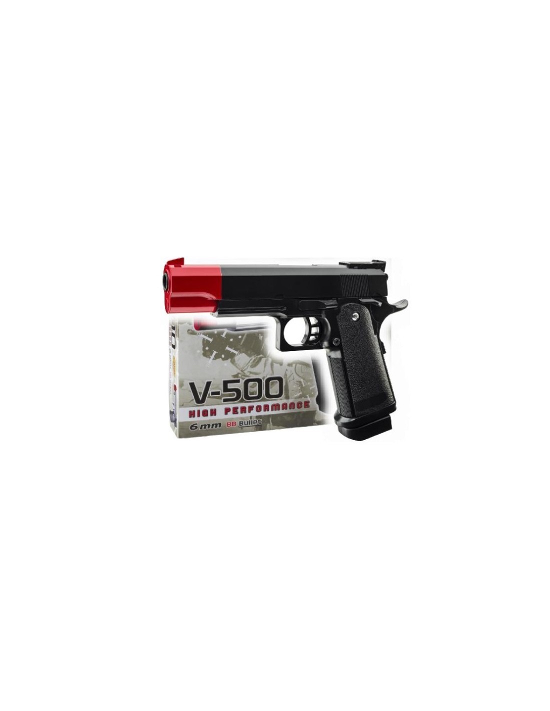 PISTOLA V-500 AIR SOFT GUN 6MM