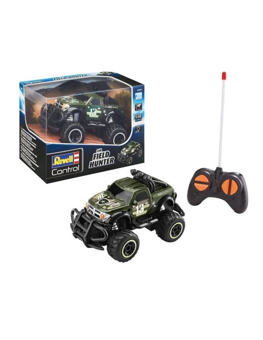 VEICOLO 23491 R/C DODGE RAM FIELD HUNTER 1:43