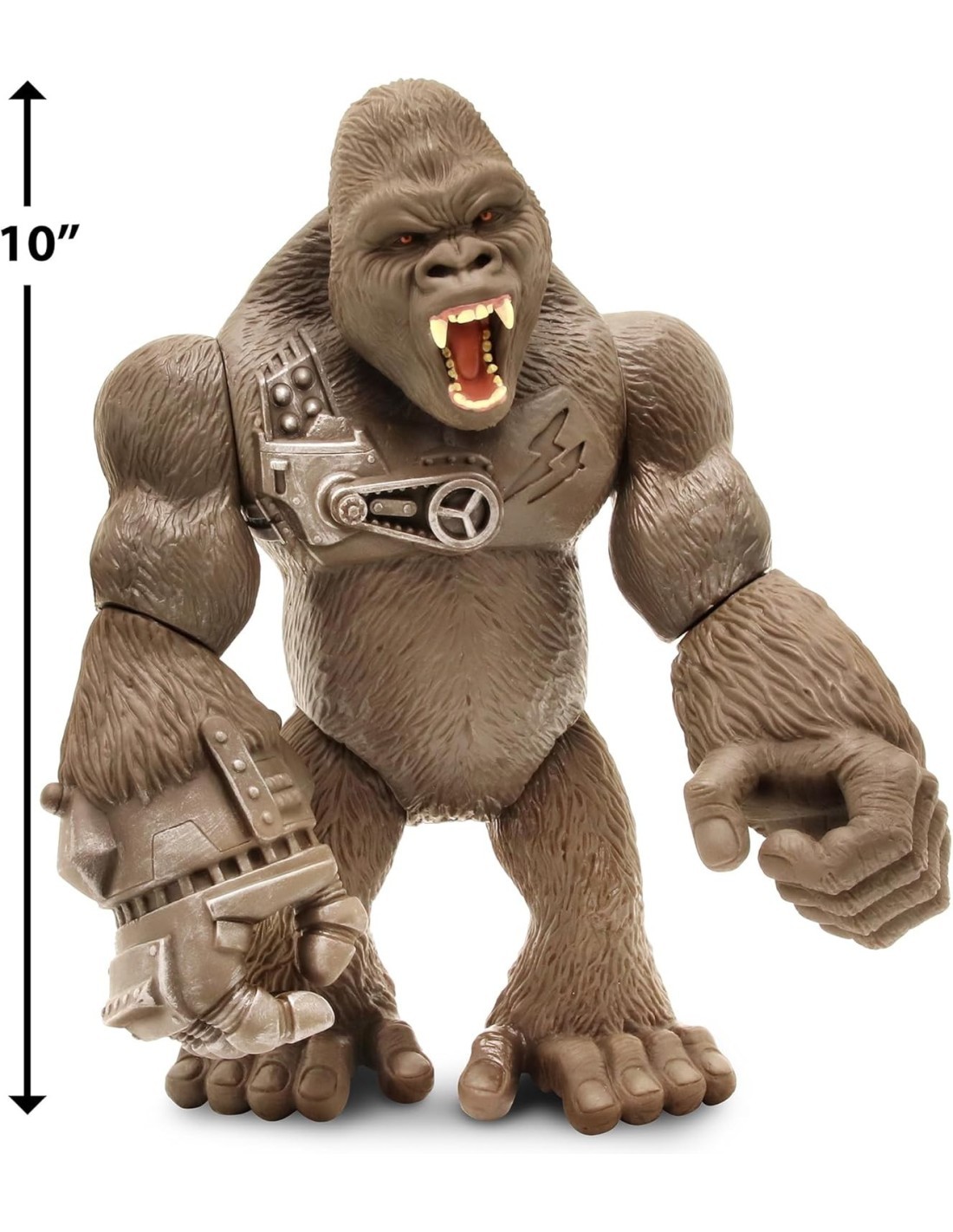 Lanard Gorilla Articolato Cyber Gorilla con Enormi Pugni Schiaccianti, Action Figure Dettagliata per Scene di Battaglia