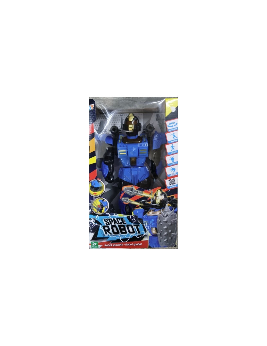 ROBOT SPAZIALE 42433 CAMMINANTE 33CM LUCI E SUONI