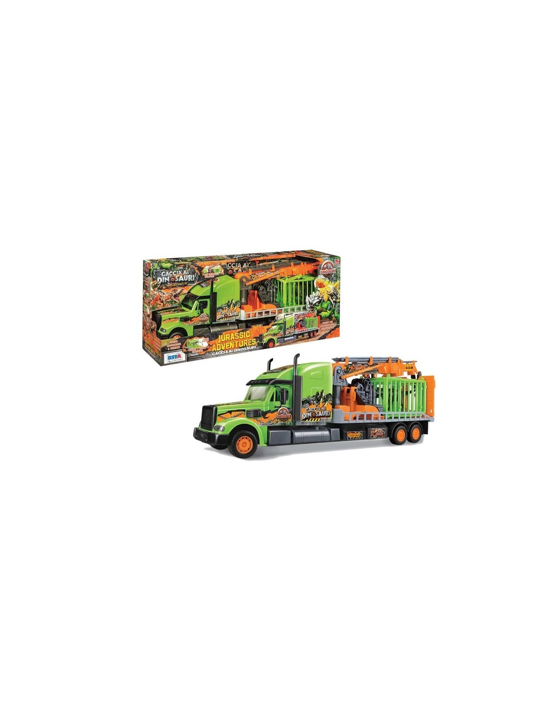 JURASSIC ADVENTURES 11657 CAMION TRASPORTO DINOSAURI