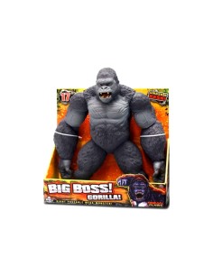BIG BOSS  GORILLA ARTICOLATO 43CM, GIOCATTOLO, FIGURA DA COLLEZIONE