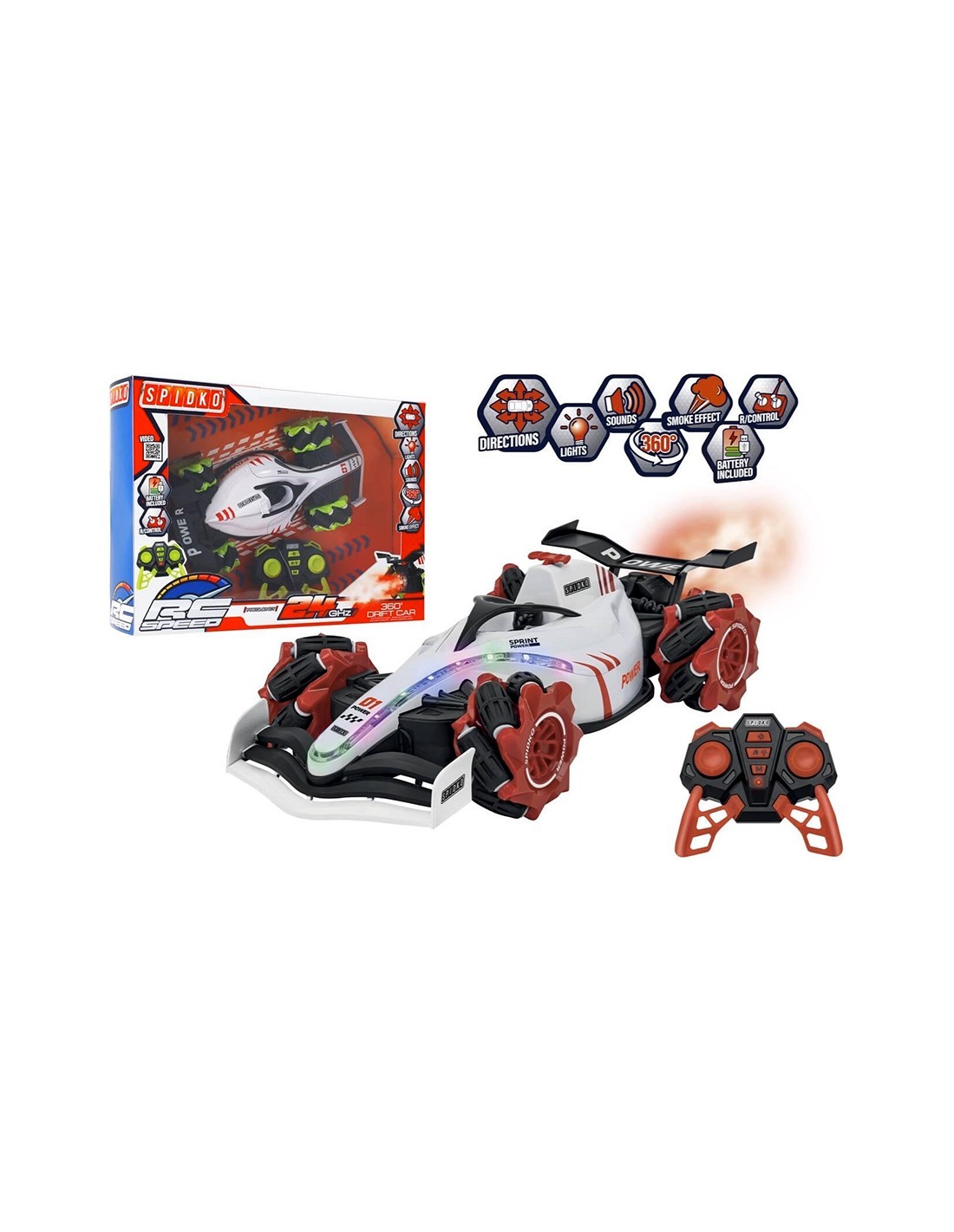 VEICOLO F1 42518 R/C LUCI E SUONI 2,4GHZ ASSORTITO