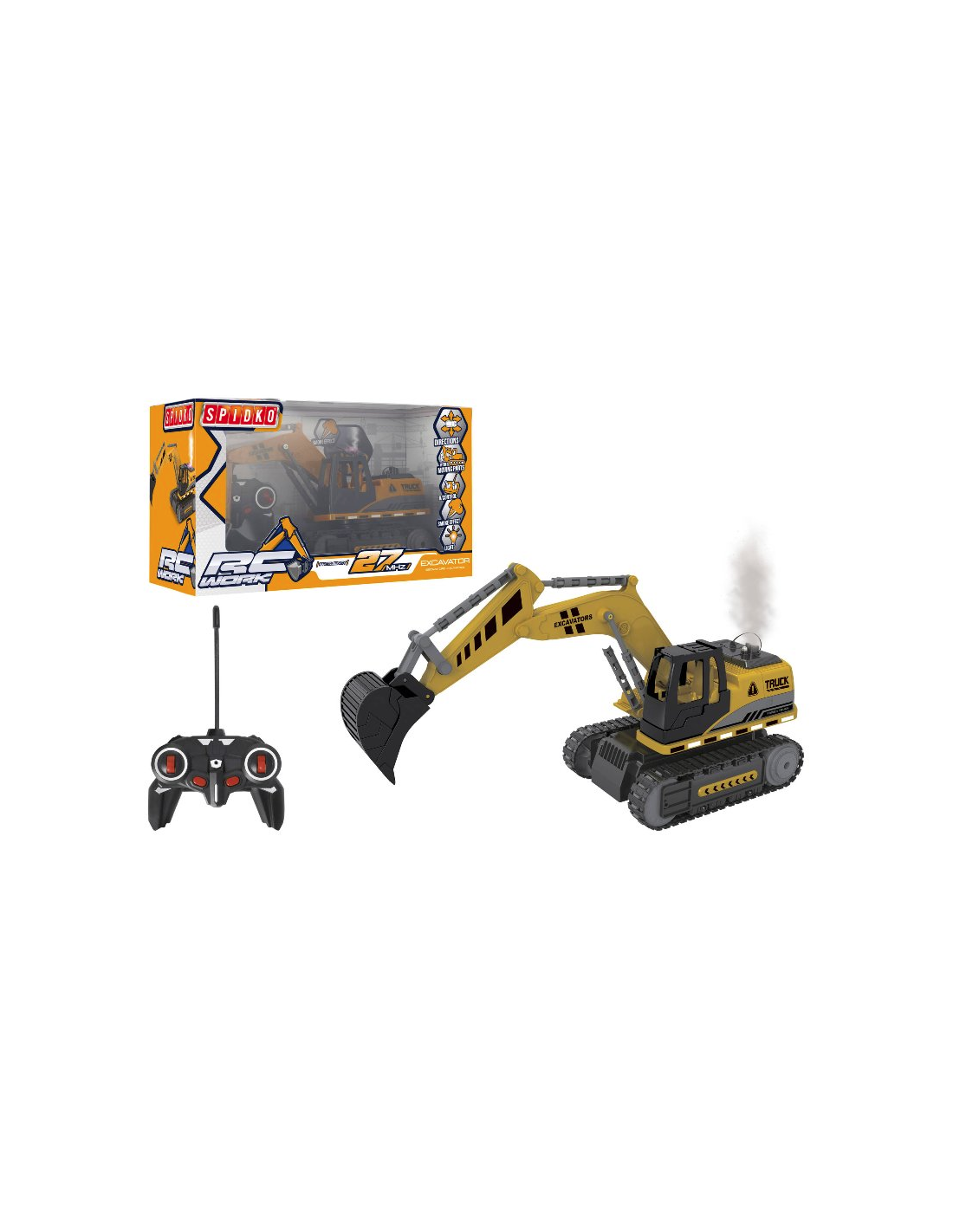 ESCAVATORE 42411 R/C LUCI E SUONI 27MHZ