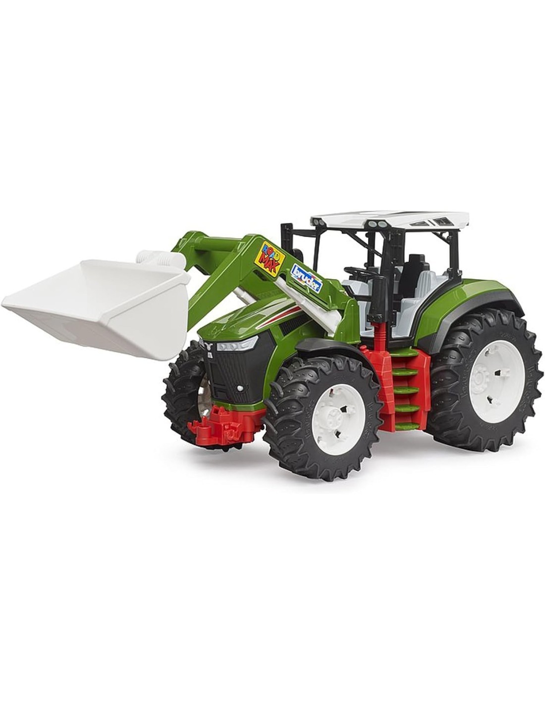 TRATTORE 03451 ROADMAX CON CARICATORE FRONTALE, GIOCATTOLO BAMBINI + 2 AANI