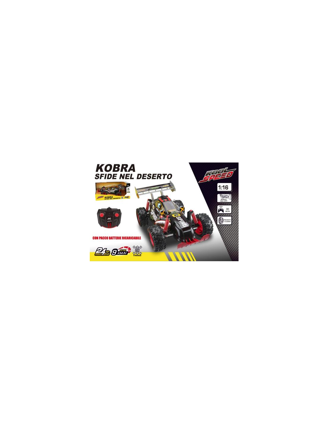 Macchinina telecomandata Kobra off-road scala 1:10 - MGG17034 R/C | TreG Ingrosso