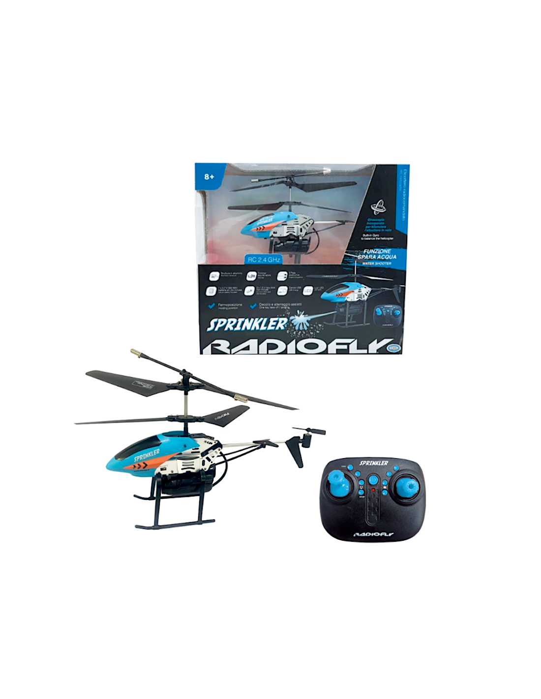 RADIOFLY 40319 SPRINKLER ELICOTTERO R/C SPARA ACQUA