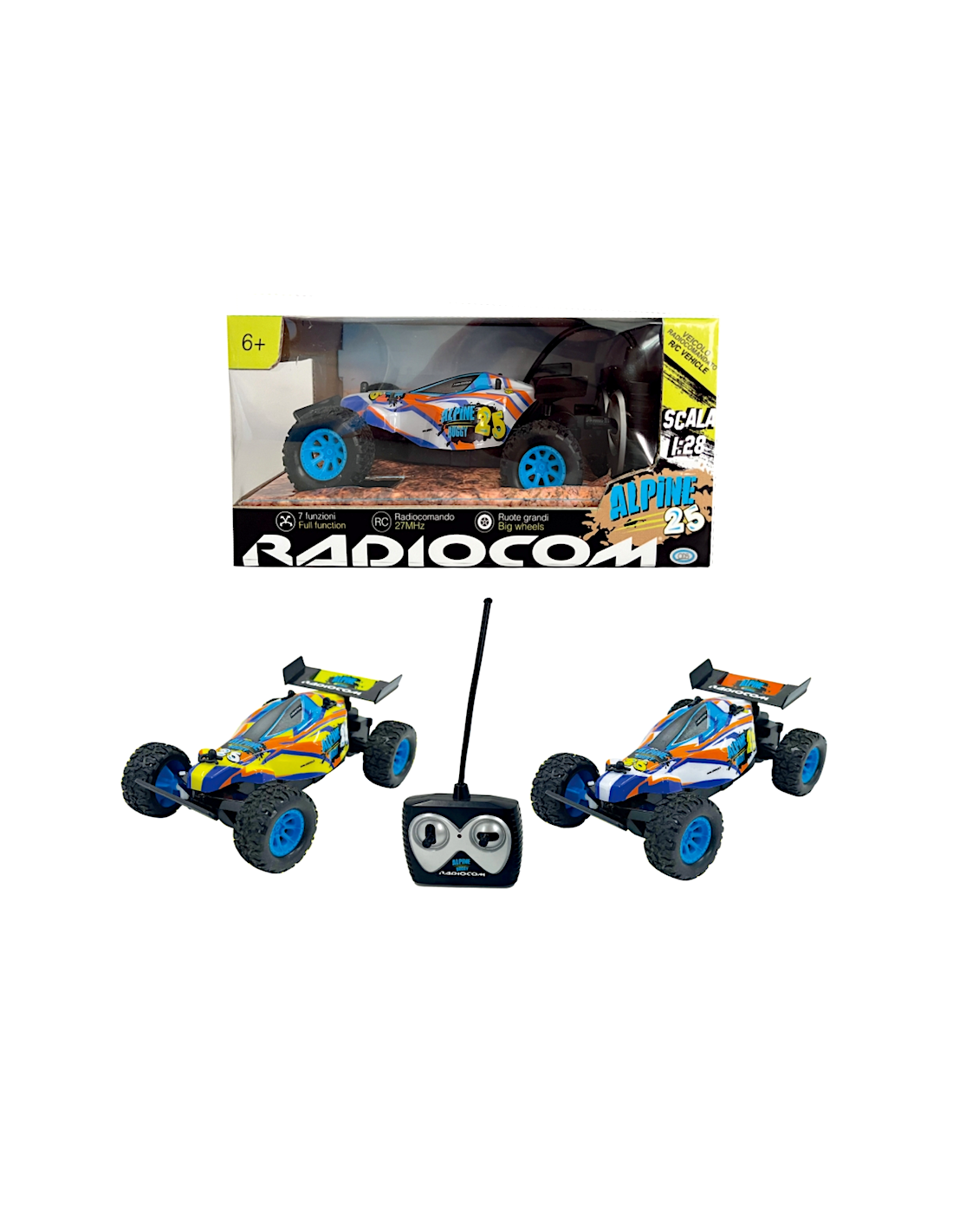 RADIOCOM 40737 ALPINE BUGGY R/C 1:28