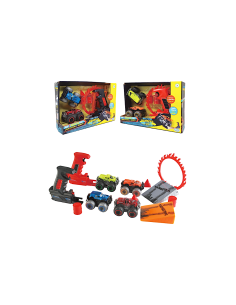 SILVER MONSTER 41458 SET 2 AUTO CON LANCIATORE E RAMPA