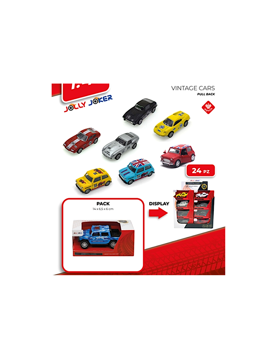 AUTOMODELLO 095803 VINTAGE 1:43 ASSORTITO