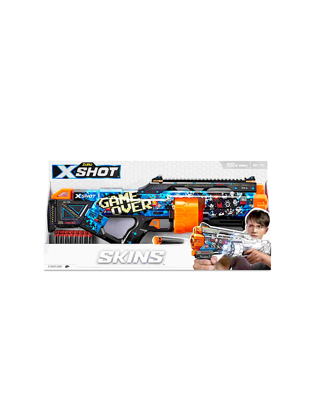 X-SHOT SKINS MIX COMBO LAST STAND 36573 CON  16 FRECCETTE