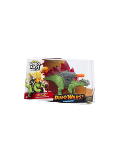 ROBO ALIVE  DINO WARS STEGOSAURO 7131 DINOSAURO ROBOT ARMATURA DA BATTAGLIA LUCI E SUONI