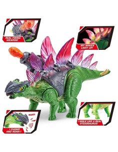 ROBO ALIVE  DINO WARS STEGOSAURO 7131 DINOSAURO ROBOT ARMATURA DA BATTAGLIA LUCI E SUONI