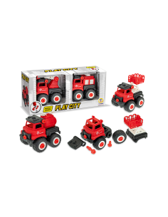 TEO'S POWER - MEZZI POMPIERI SMONTA E RIMONTA GIOCATTOLO