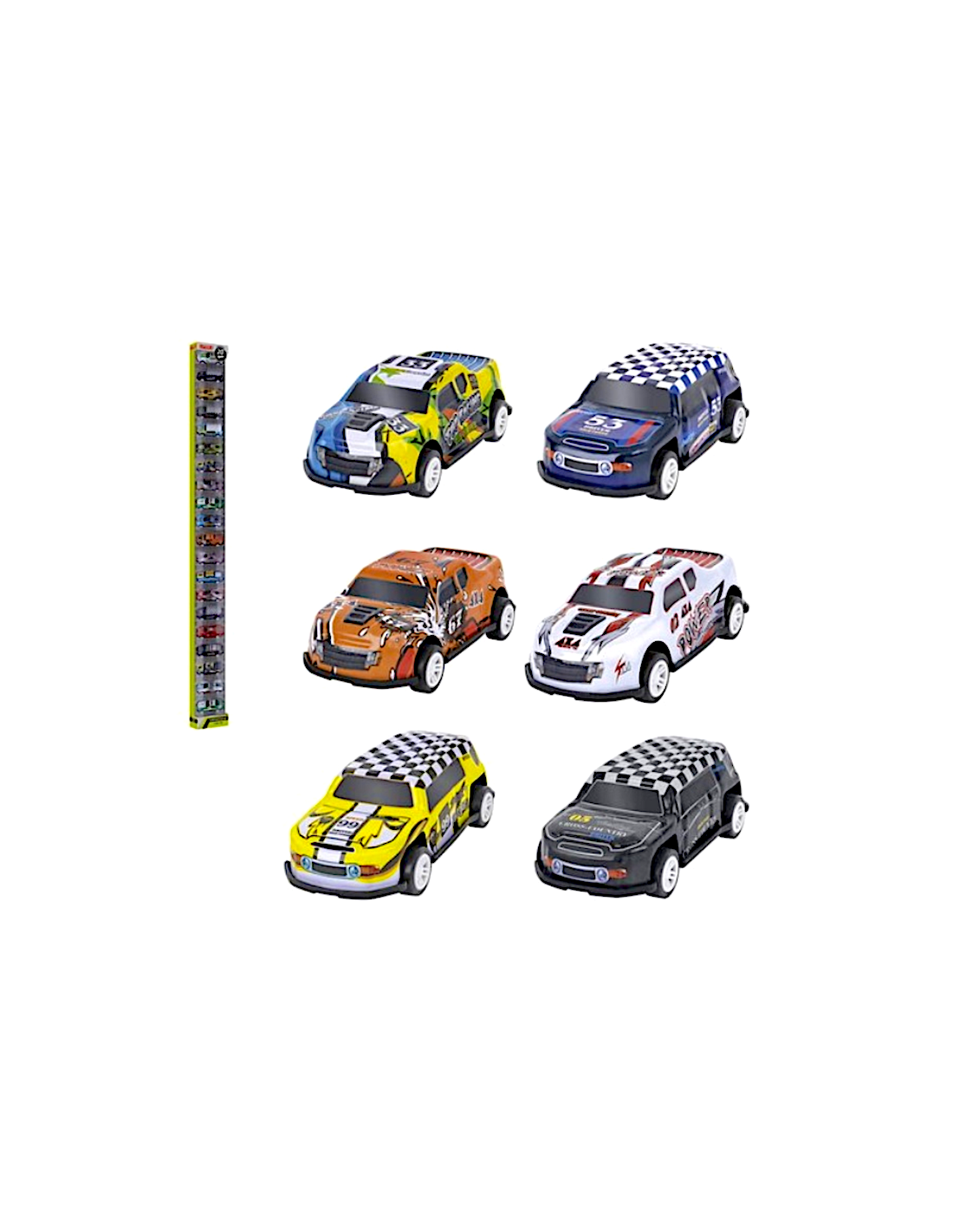 SET 20 AUTO IN METALLO 7CM CON RETROCARICA GIOCATTOLO GLOBO 42733