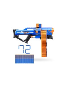X-SHOT ZUR3609 INSANITY MEGA BARREL 72 DARDI, GIOCO BAMBINI, TIRO AL BERSAGLIO