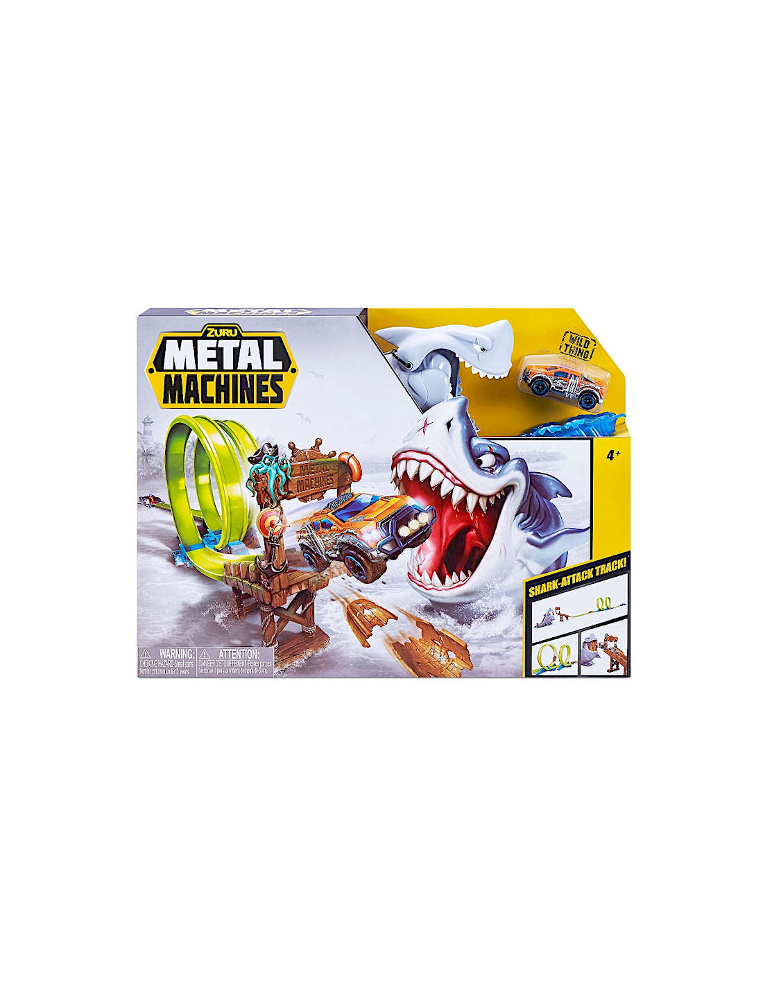 PISTA SQUALO DOPPIO LOOP METAL MACHINES ZUR6760 GIOCO BAMBINI