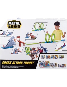 PISTA SQUALO DOPPIO LOOP METAL MACHINES ZUR6760 GIOCO BAMBINI