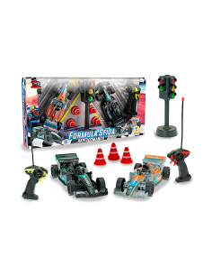 T CONTROL - COPPIA VEICOLI FORMULA1 R/C CON SEMAFORO