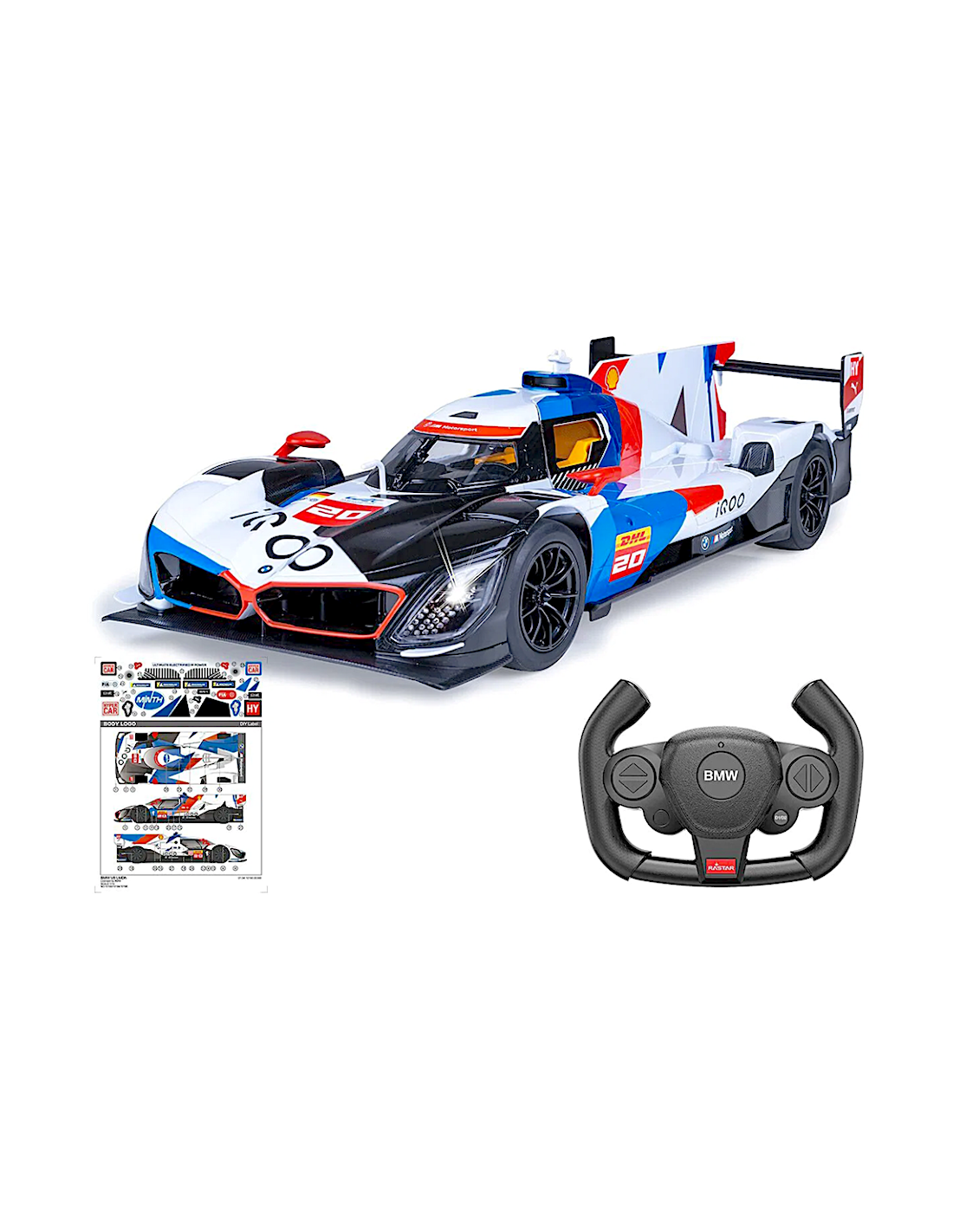 AUTO RADIOCOMANDATA, BMW M HYBRID V8, SCALA 1:14, FINO A 10 KM/H