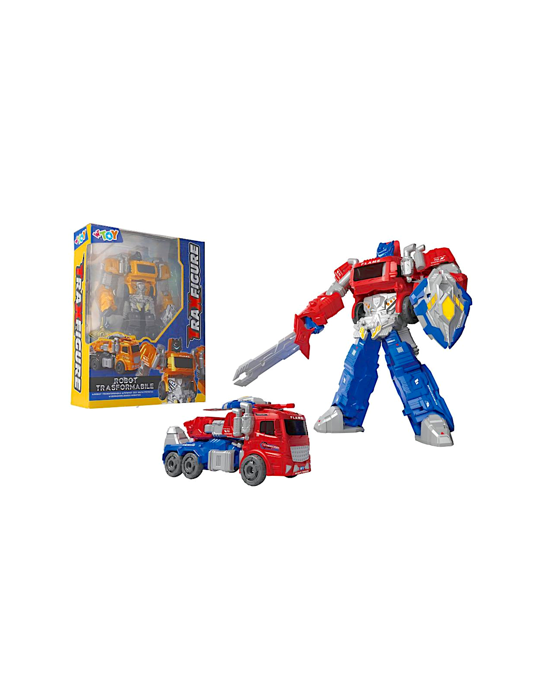 ROBOT TRASFORMABILE 2IN1 ASSORTITO