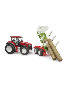 TRATTORE ROADMAX CON RIMORCHIO E TRONCHI 2