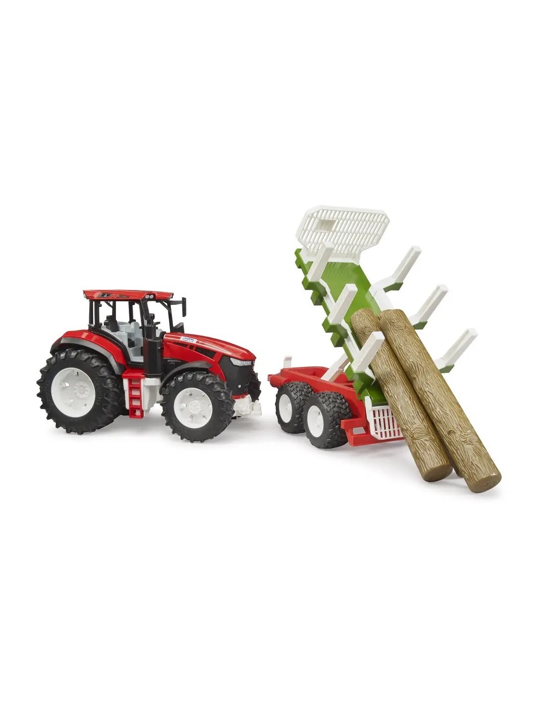 TRATTORE ROADMAX CON RIMORCHIO E TRONCHI