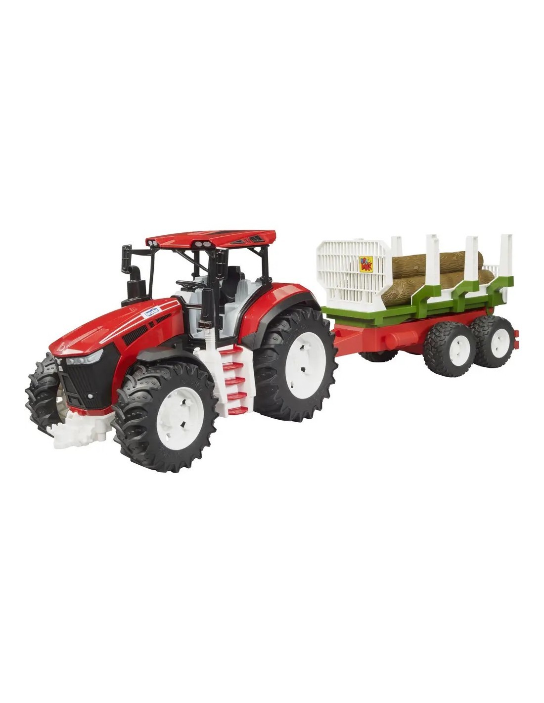 TRATTORE ROADMAX CON RIMORCHIO E TRONCHI