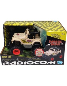 JEEP JURASSIC SAFARI SCALA 1:28 RADIOCOMANDATA RADIOCOM , GIOCATTOLO BAMBINI 6+ ANNI 2