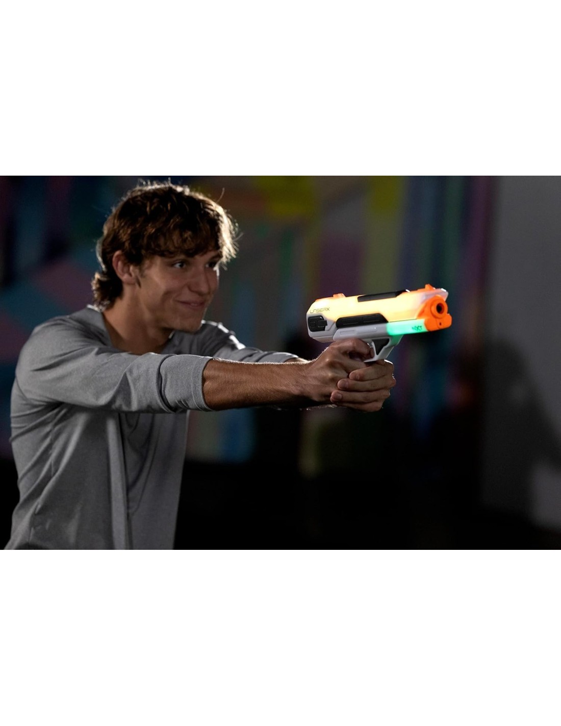 SET 2 PISTOLE LASER,  LASER X NXT BLASTER, PORTATA 90M, RICARICA RAPIDA, PER 2 GIOCATORI