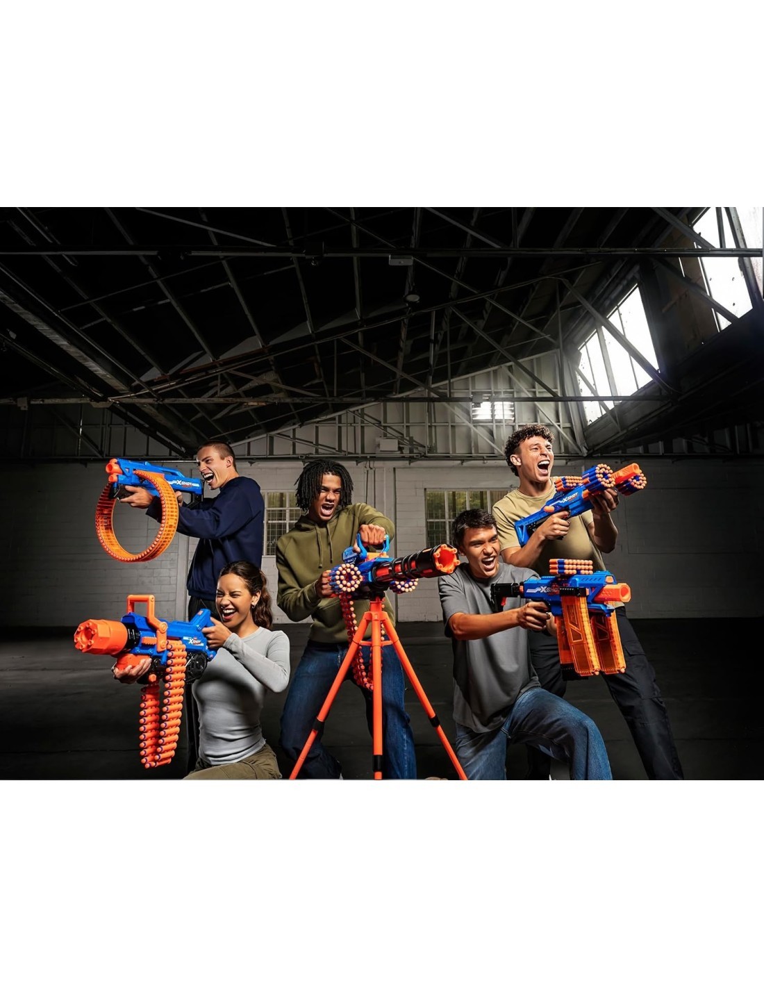 X-SHOT FUCILE INSANITY BARREL EFFETTO FUMO SPARA DARDI, MECCANISMO FUMANTE, DART BLASTER ZURU, GIOCATTOLO DA ESTERNO