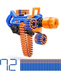 X-SHOT FUCILE INSANITY BARREL EFFETTO FUMO SPARA DARDI, MECCANISMO FUMANTE, DART BLASTER ZURU, GIOCATTOLO DA ESTERNO