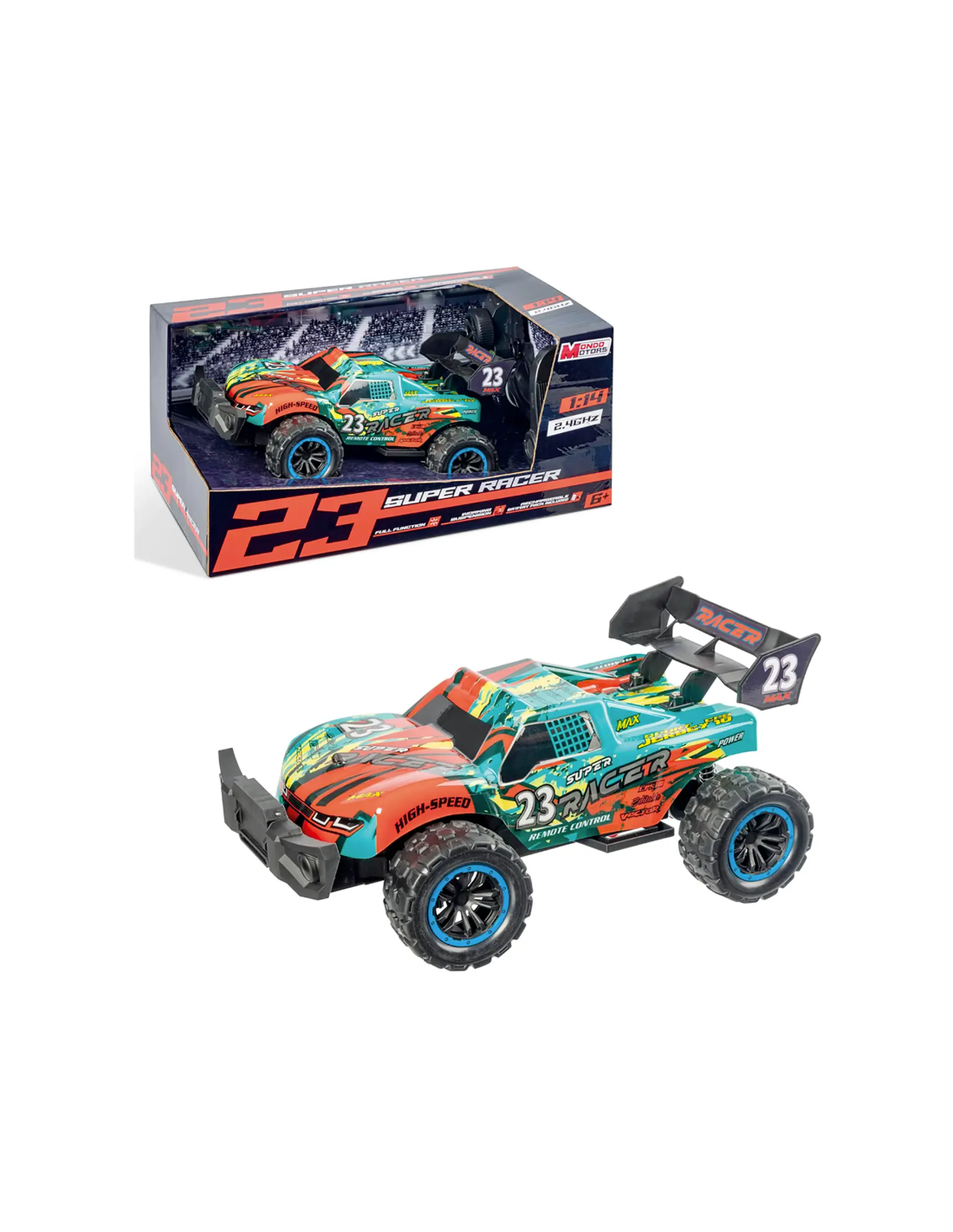 AUTOMODELLO BUGGY RACER SCALA 1:14 RADIOCOMANDATA, GIOCO BAMBINI