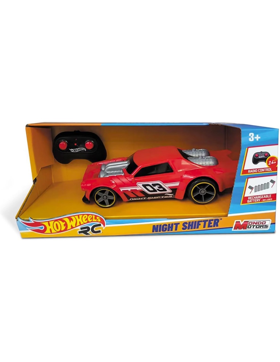 HOTWHEELS NIGHT SHIFTER SCALA 1:16 RADIOCOMANDATA, GIOCO BAMBINI