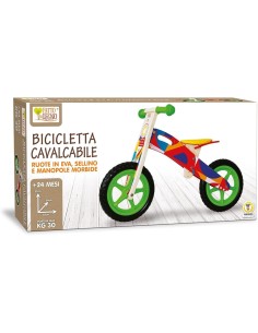 FATTO DI LEGNO 40594 BICICLETTA CAVALCABILE 83X36X57CM su TreG Ingr...